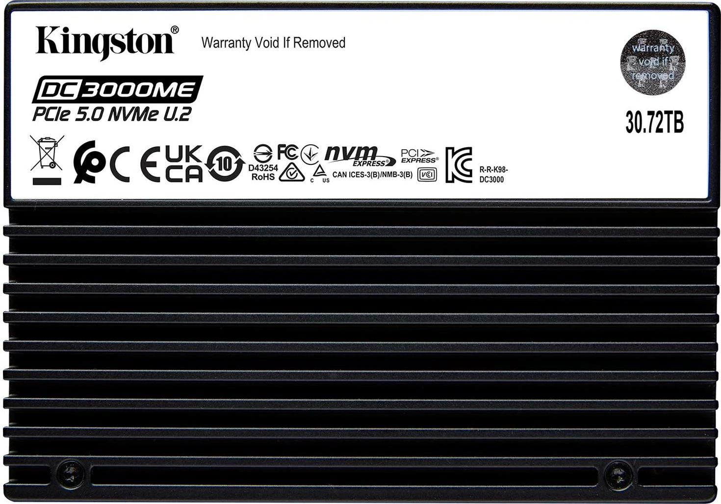 KINGSTON 30.72TB DC3000ME U.2 PCIe 5.0 NVMe TCG Opal Enterprise SSD (SEDC3000ME/30T7) (SEDC3000ME/30T7)