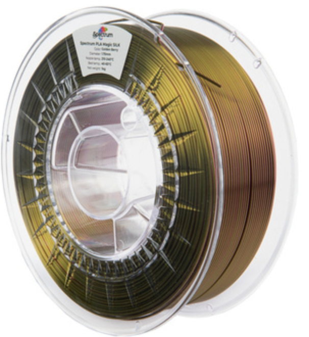 Spectrum Filaments PLA Magic SILK Filament 1.75 mm 1 kg Golden Berry