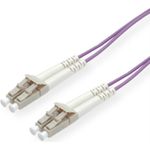 Secomp 21.15.8754 Glasfaserkabel 7 m 2x LC OM4 Violett (21.15.8754)
