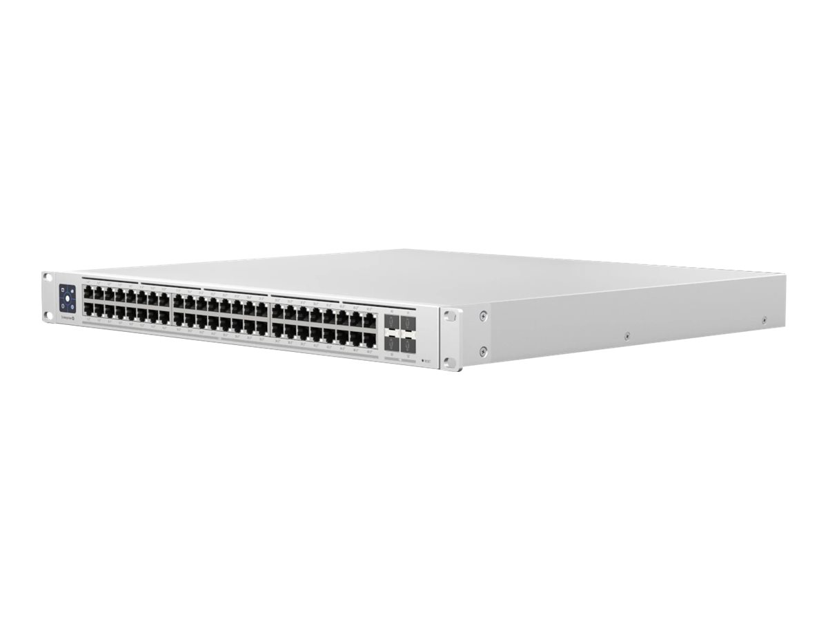 Ubiquiti UniFi Switch USW-Enterprise-48-PoE Managed L3 48x 2.5GbE PoE+ 4x 10G SFP+ Silber