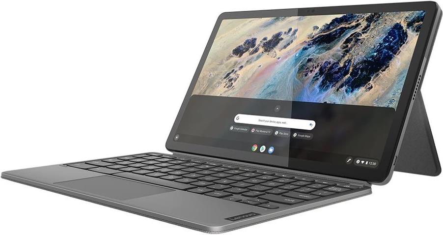 Lenovo IdeaPad Duet 3 Qualcomm Snapdragon 7c Gen 2 Chromebook 27,8 cm (10.9") Touchscreen 2K 8 GB LPDDR4x-SDRAM 128 GB eMMC Wi-Fi 5 (802.11ac) ChromeOS Grau (82T6000MGE)