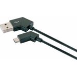 Schwaiger LKW 120 M USB Kabel 1,2 m 2.0 USB A Micro-USB B Schwarz (LKW120M533)