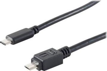 USB Kabel 2.0, Typ 3.1 C-Stecker auf Typ 2.0 Micro B-Stecker, 1,8 m (39910233)