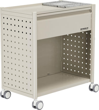 SpeaKa Professional Rollcontainer Hellbraun B x H T 300 545 Anzahl der Schubfächer 1 (SP-13660888)