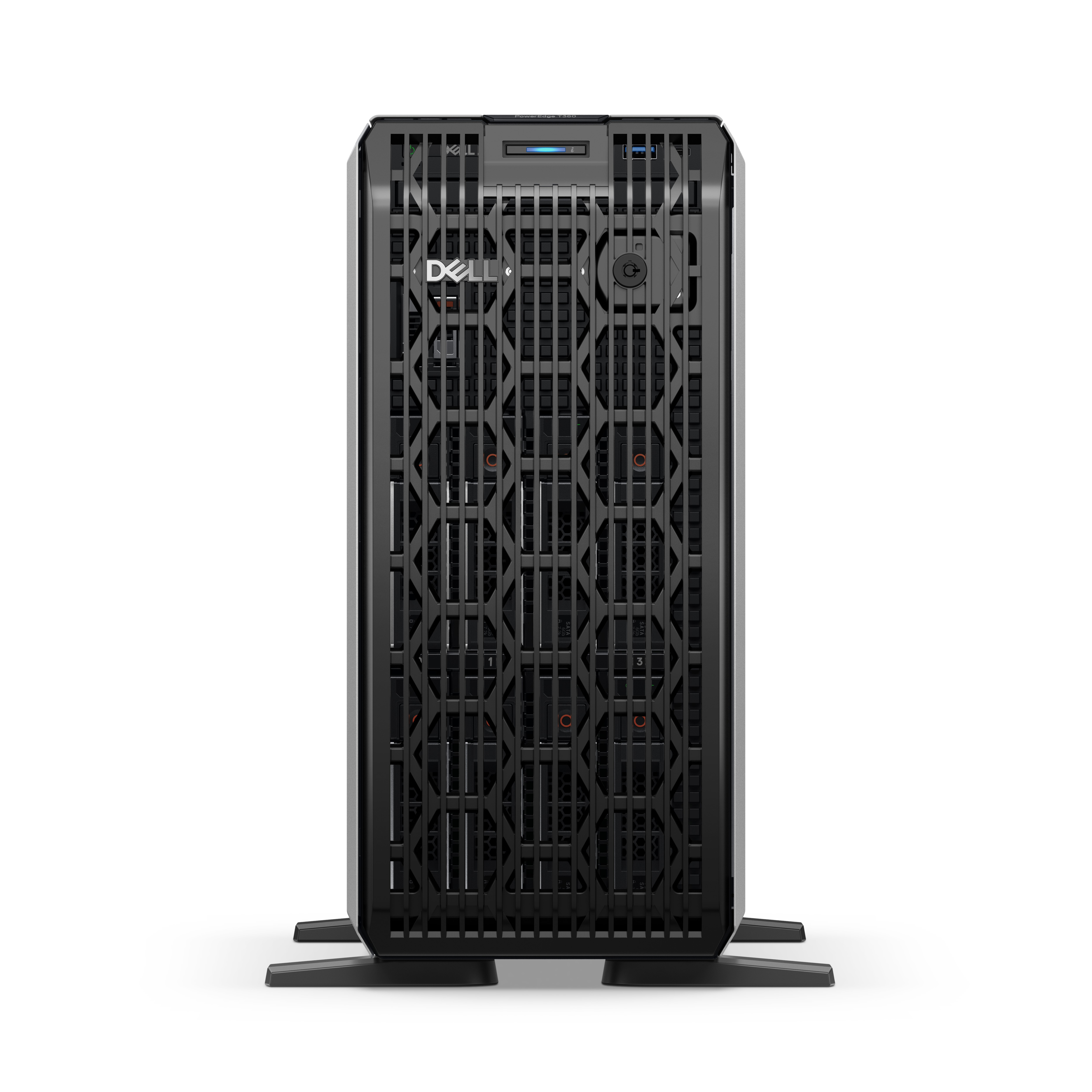 Dell PowerEdge T360 Smart Selection Tower-Server 1x Xeon 6357P 64 GB RAM 2x 480 GB SSD Schwarz