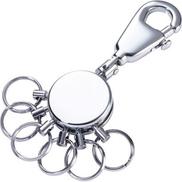 TROIKA Schlüsselanhänger PATENT silber (KYR60/CH)