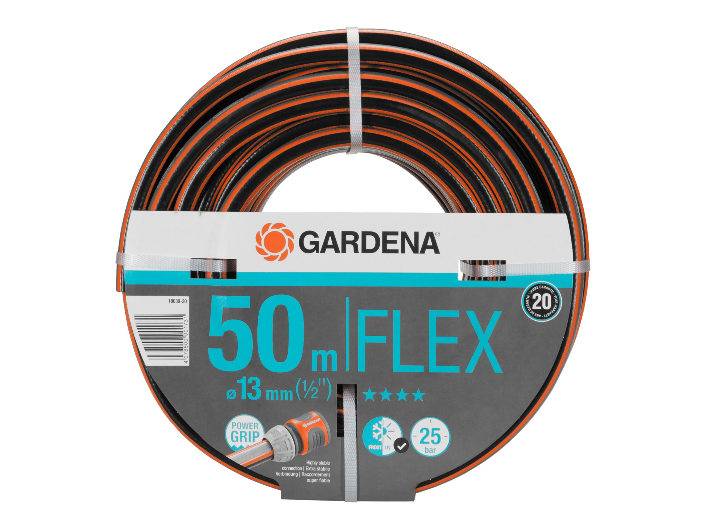 Gardena Comfort FLEX Gartenschlauch 13 mm (1/2") 50 m Schwarz/Orange