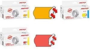 Meto 30007332 selbstklebendes Etikett Preisschild Dauerhaft Orange 6000 Stück(e) (30007332)