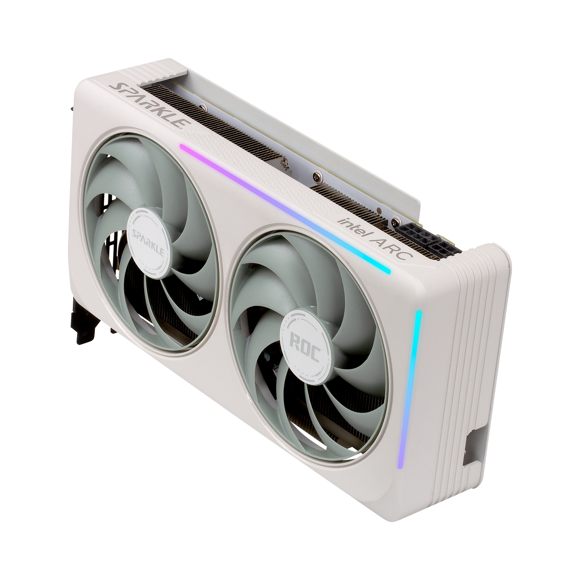 Sparkle Intel Arc ROC Luna OC Ultra Grafikkarte Arc B580 12 GB GDDR6 PCIe 4.0 x16 Weiß