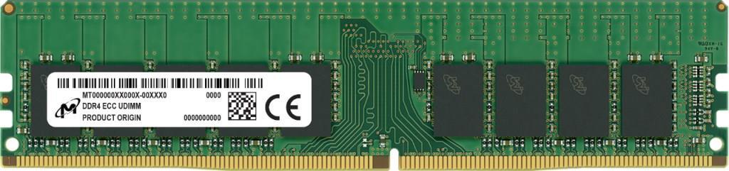 Crucial DDR4 ECC UDIMM 16GB 1Rx8 3200 (MTA9ASF2G72AZ-3G2R)