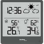 Technoline Wetterstation, Außentemperaturanzeige, Innentemperaturanzeige, Hygrometer (Luftfeuchtemes