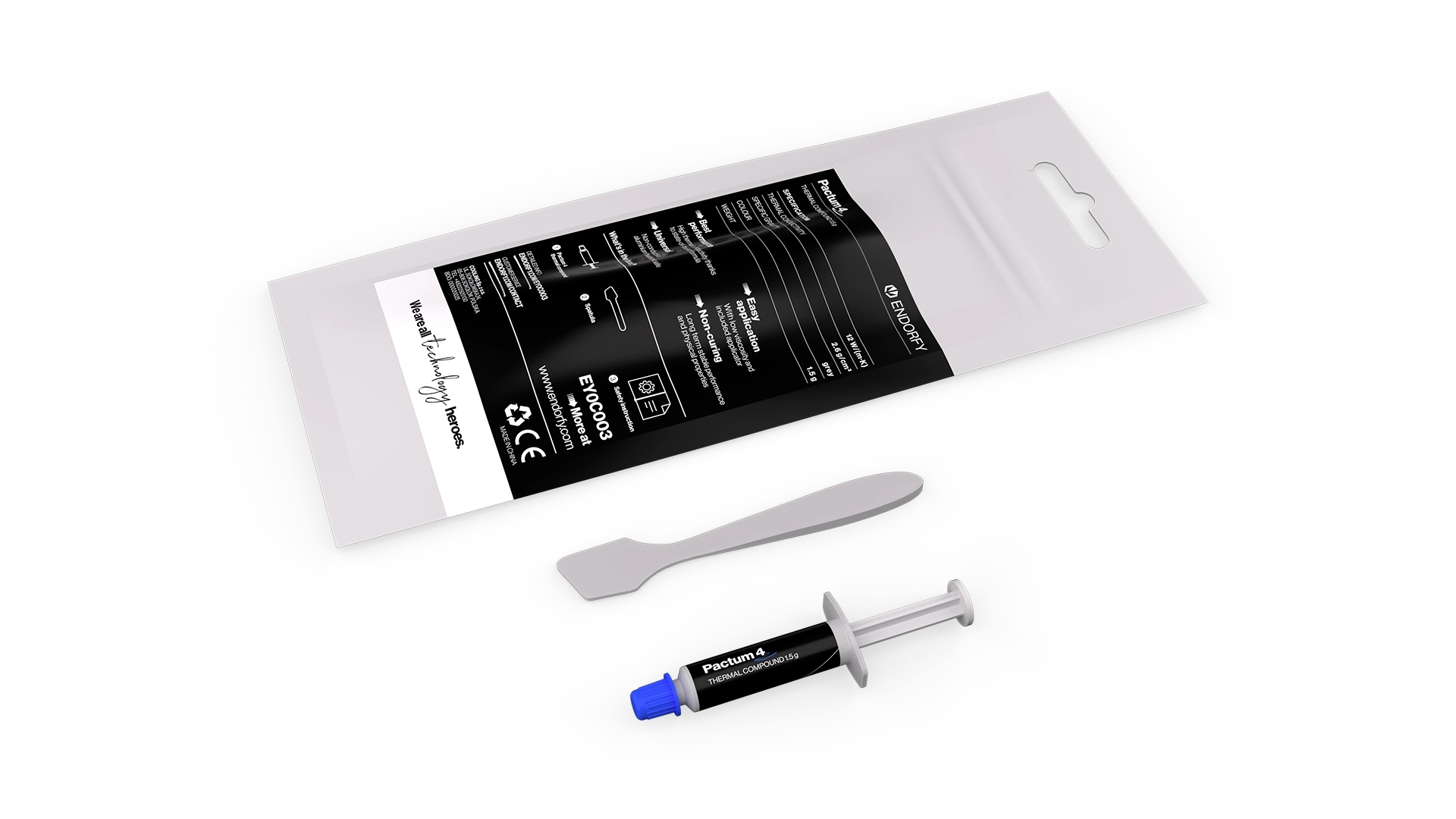 Endorfy Pactum 4 Wärmeleitpaste 12 W/m·K 1,5 g Grau