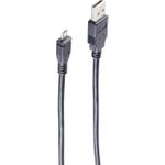 shiverpeaks ®-BASIC-S--USB-Micro Kabel, USB-A-Stecker auf USB-B MICRO Stecker, USB 2.0, KUPFER 5,0m (BS14-11055)