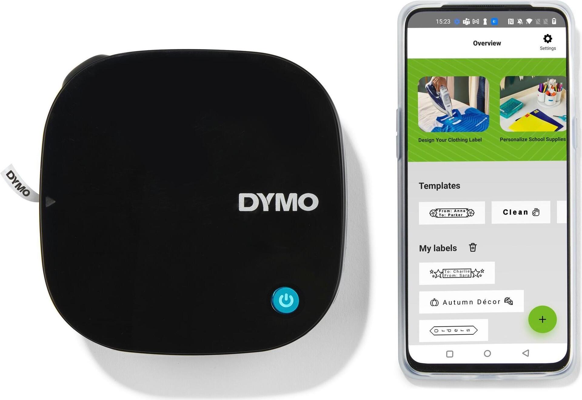 DYMO LetraTag 200B Tragbarer Etikettendrucker Thermodirekt Bluetooth Schwarz