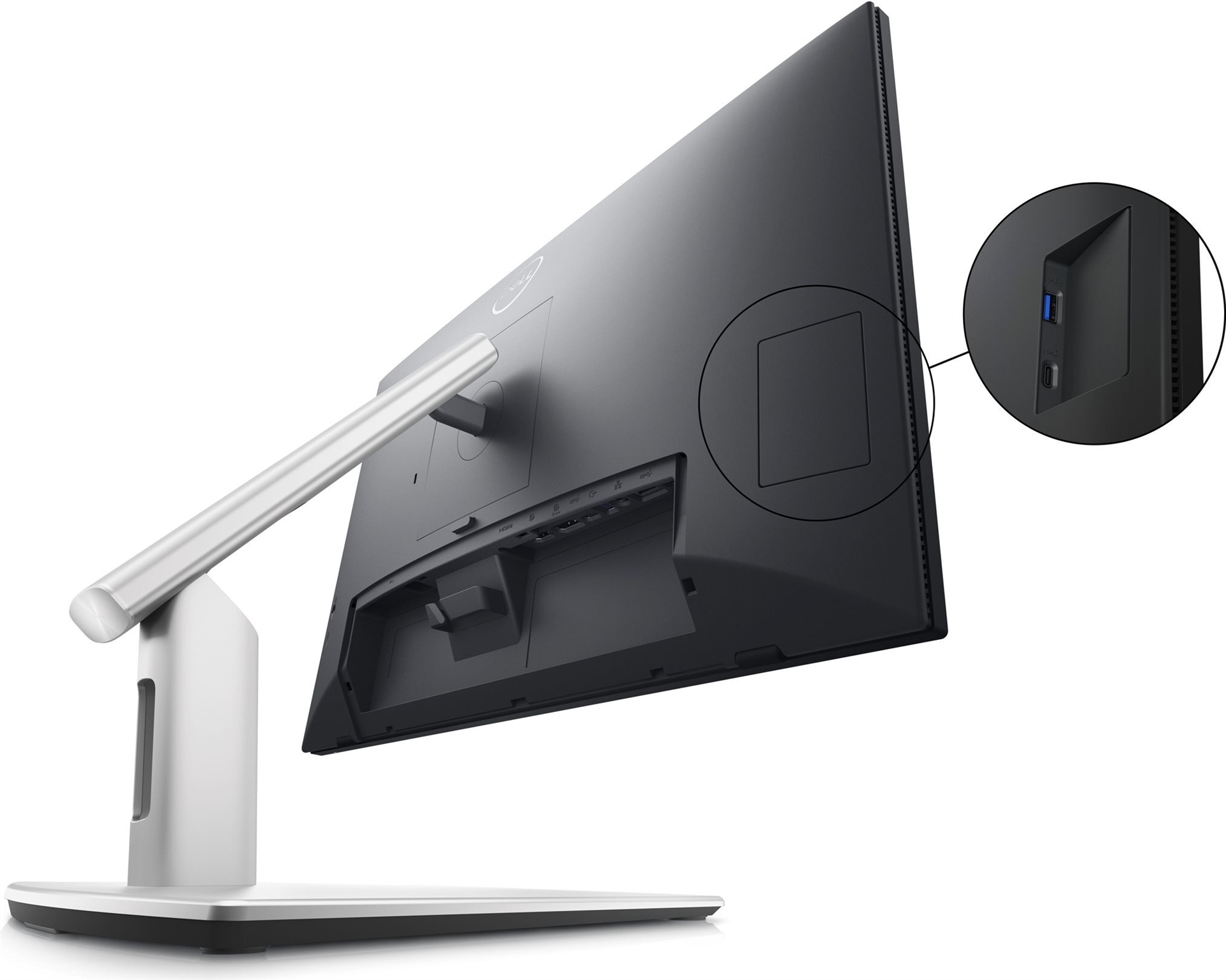 Dell P Series P2424HT 23,8" Full HD IPS Touchscreen Monitor (HDMI, DisplayPort, USB-C) Schwarz, Silber