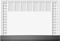 Sigel Schreibtischunterlage Office 2026/2027 weiß Papier 40 (H6365)