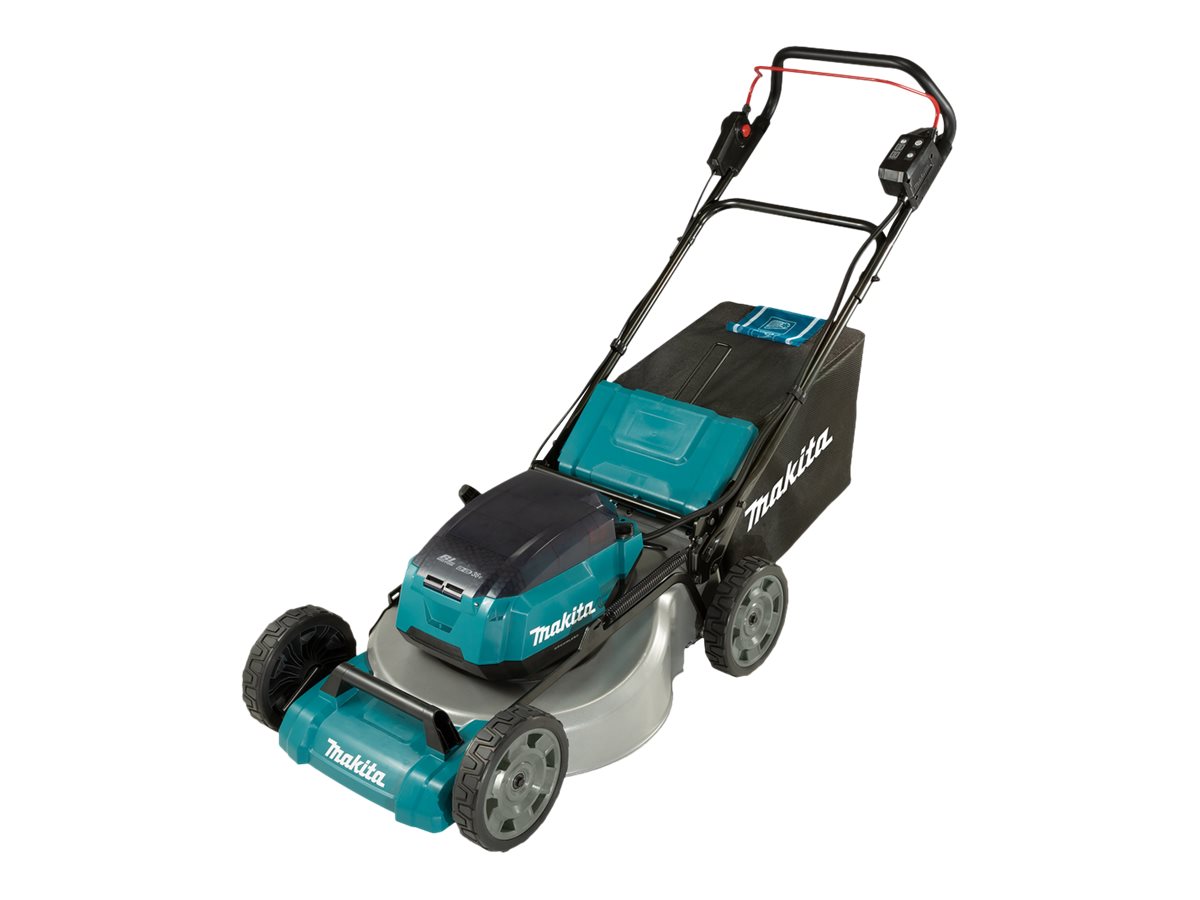 Makita DLM534Z Akku-Rasenmäher 18 V 6 Ah 53 cm Schwarz, Blau