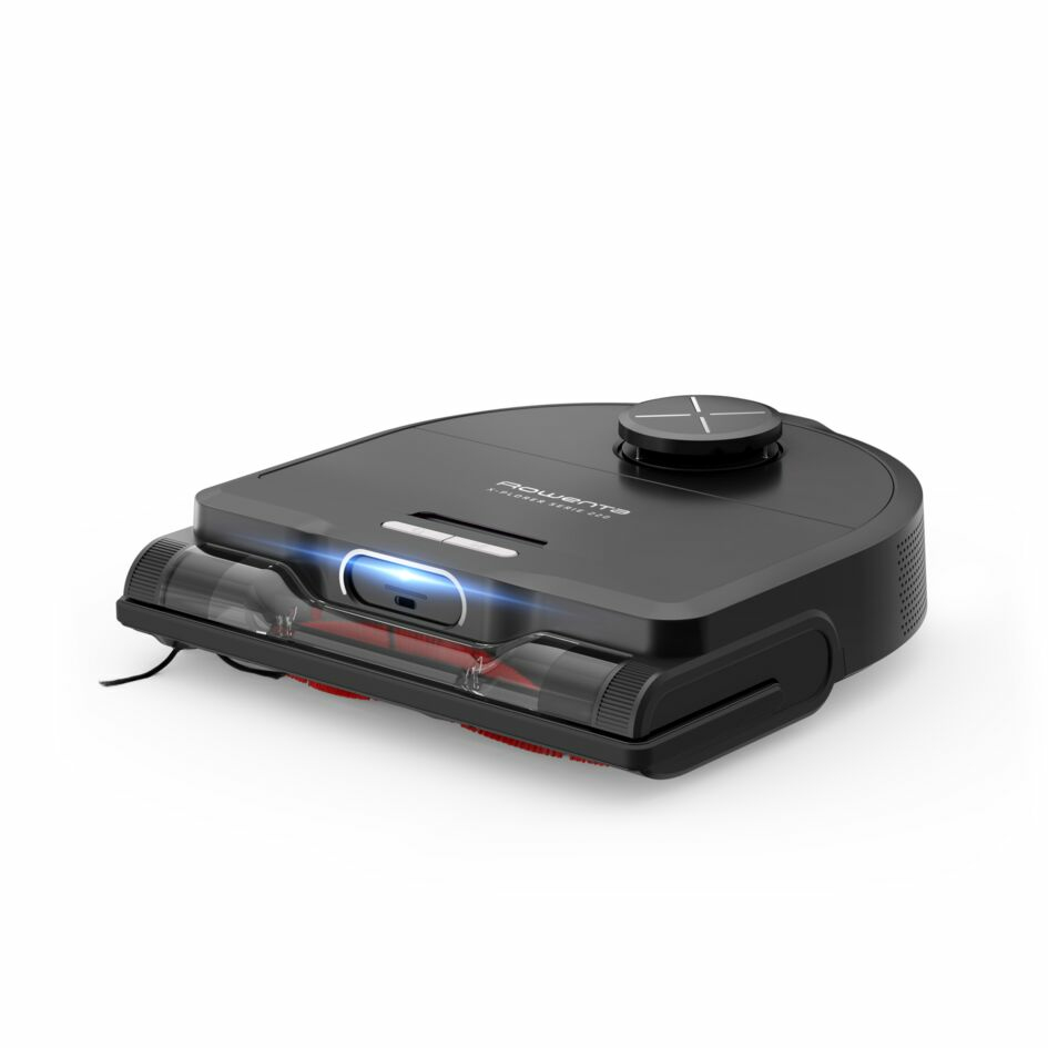 Rowenta X-Plorer Serie 220 Saugroboter RR9465WH mit Lasernavigation und Wischfunktion Schwarz