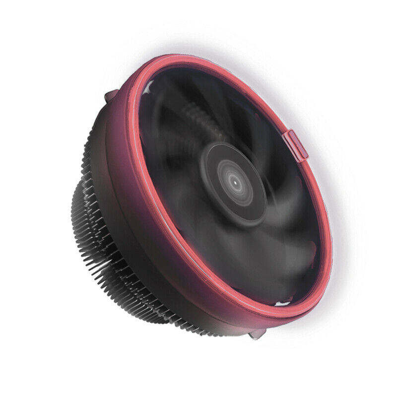 PCCOOLER E126M Top-Blow CPU-Kühler 12 cm Schwarz/Rot