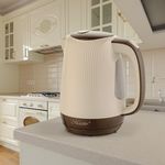 Feel-Maestro MR042 beige Wasserkocher 1,7 l Beige, Braun 2200 W (MR-042 beige)