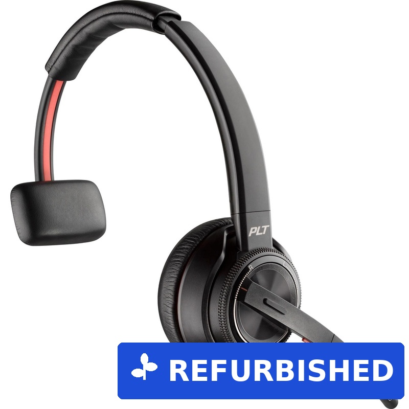 HP Poly Savi 8210 Monaural DECT 1880-1900 MHz Top +Charging Cradle Kopfhörer Kabelgebunden Handgeführt Büro/Callcenter Schwarz (8Y9C3AA#ABB) (geöffnet)