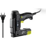 Goobay 2in1 Elektrotacker-Set kabelgebunden - mit 400 Tackernadeln und 100 (77820)
