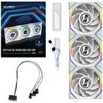 Lian Li UNI FAN SL Wireless LCD Lüfter ARGB PWM 3er-Pack inkl. Controller - Reverse Blade (12RSLLCD1W3W)