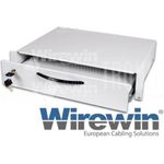 Wirewin 19\" Tastaturschublade, versperrbar, RAL7035 (TLA 1U)
