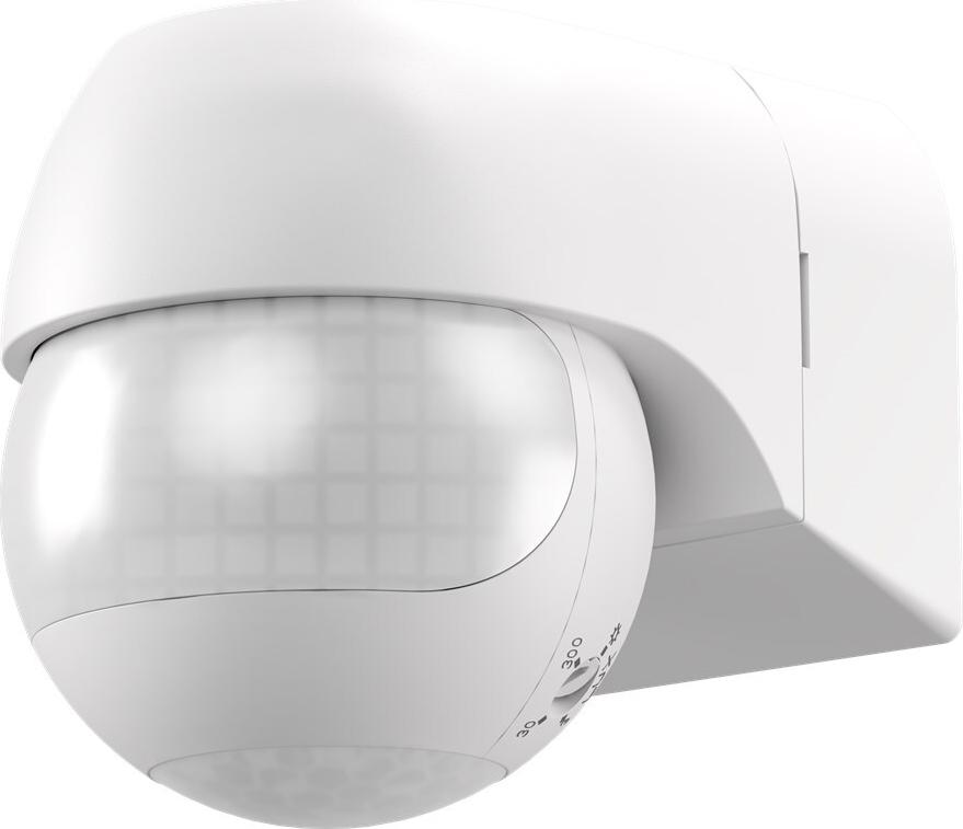 Goobay 2-Bereichs-Bewegungsmelder, neigbar/schwenkbar, weiß (79593)