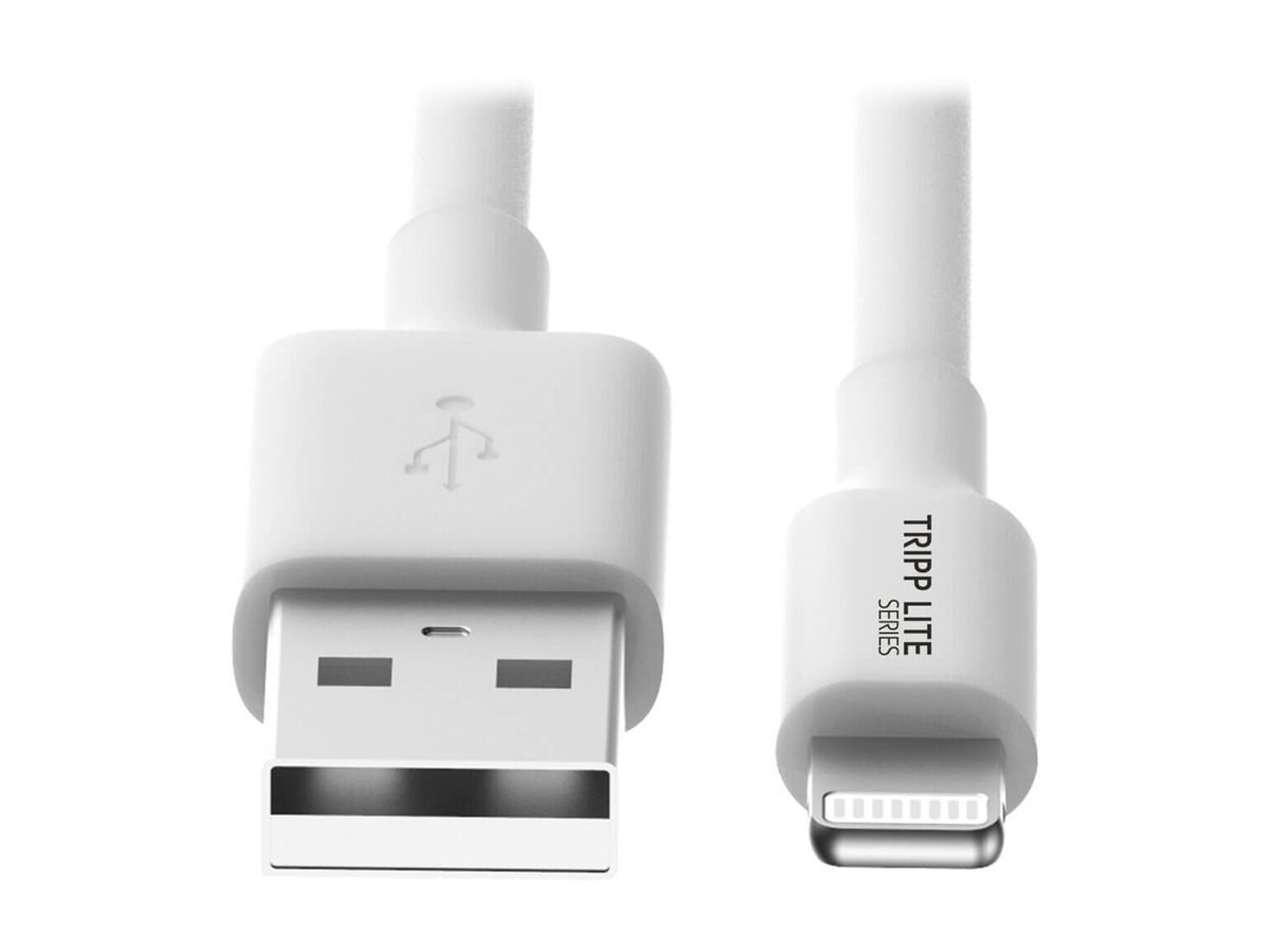 Tripp Lite Eaton Tripp Lite Series USB-A to Lightning Sync/Charge Cable MFi Certified 1.83 m Weiß
