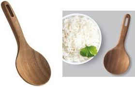 metaltex Reislöffel Acacia Line, Akazienholz Farbe: braun, Maße: (B)90 x (T)258 x (H)18 mm - 1 Stück (234706000)