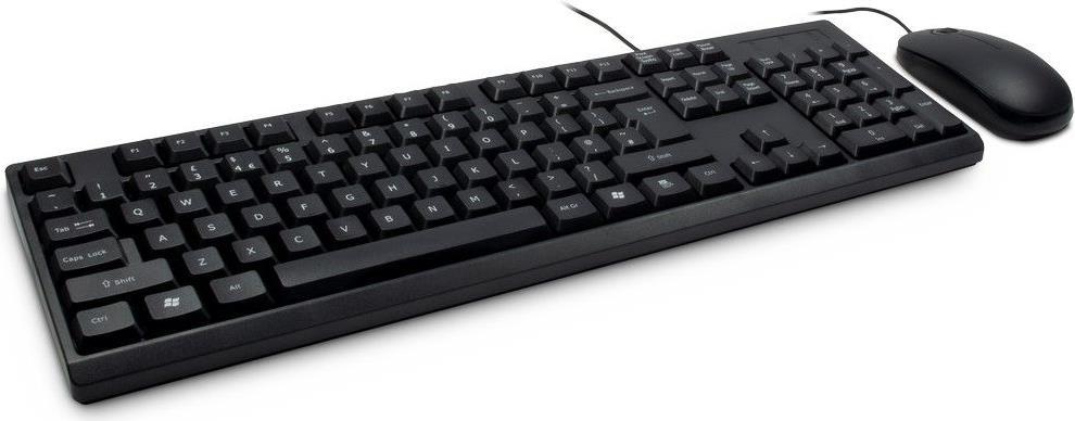 Inter-Tech NK-1000EC Tastatur USB QWERTY Englisch Schwarz (88884105)