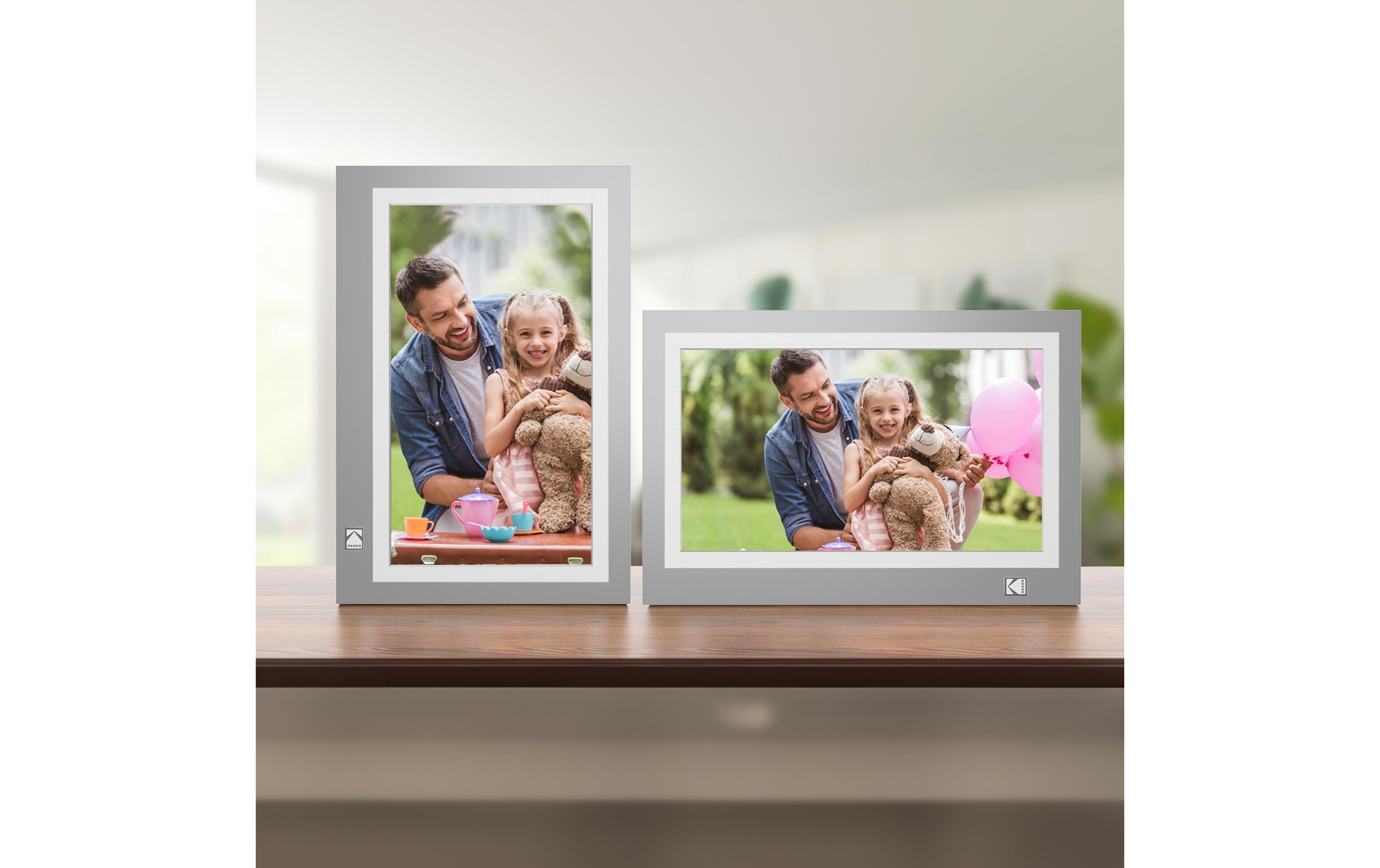 Kodak RWF-116B 11.6" WiFi Digitaler Bilderrahmen Grau, Weiß