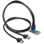 Delock MiniPCIe I/O PCIe full size 1 x 19 Pin USB3.0 Pin Header (95234)
