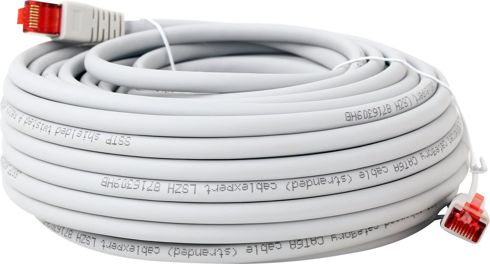 Cablexpert PP6A-LSZHCU-20M Patchkabel 20 m Cat6a S/FTP RJ-45 Grau