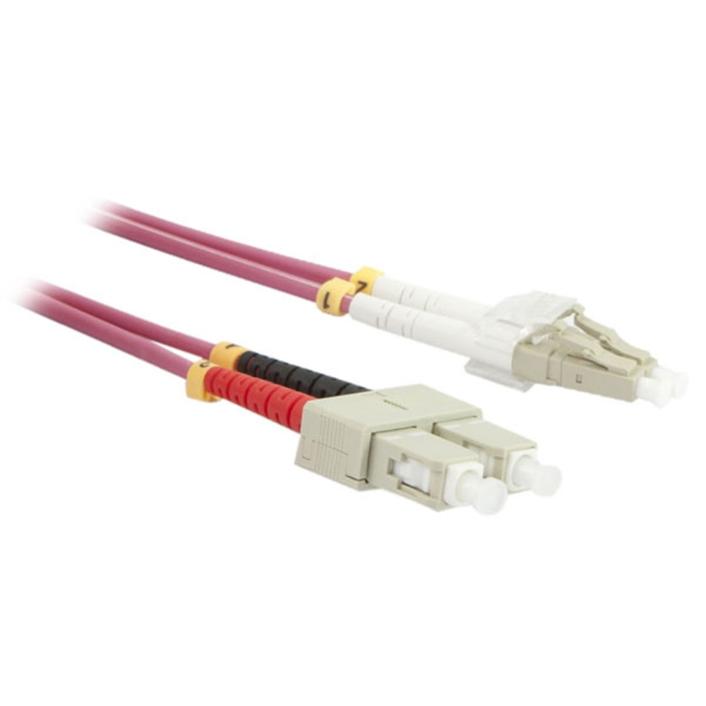 Synergy 21 S216294 OM4 LC SC Glasfaserkabel 2 m Violett