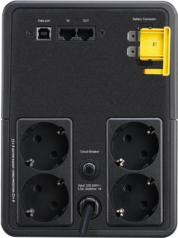 APC Back-UPS BX BX1200MI-GR USV Line-Interaktiv 1200 VA 650 W Schwarz