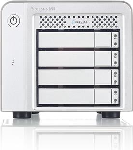 Promise Technology Pegasus M4 Disk-Array 8 TB Tower Weiß (F40PGM400020000)