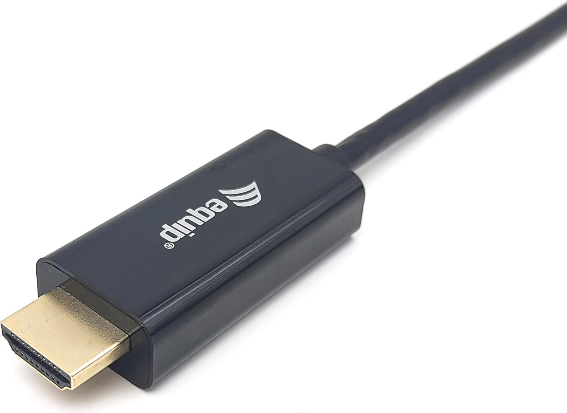 EQUIP Adapter USB-C -> HDMI 4K30Hz 2.00m sw
