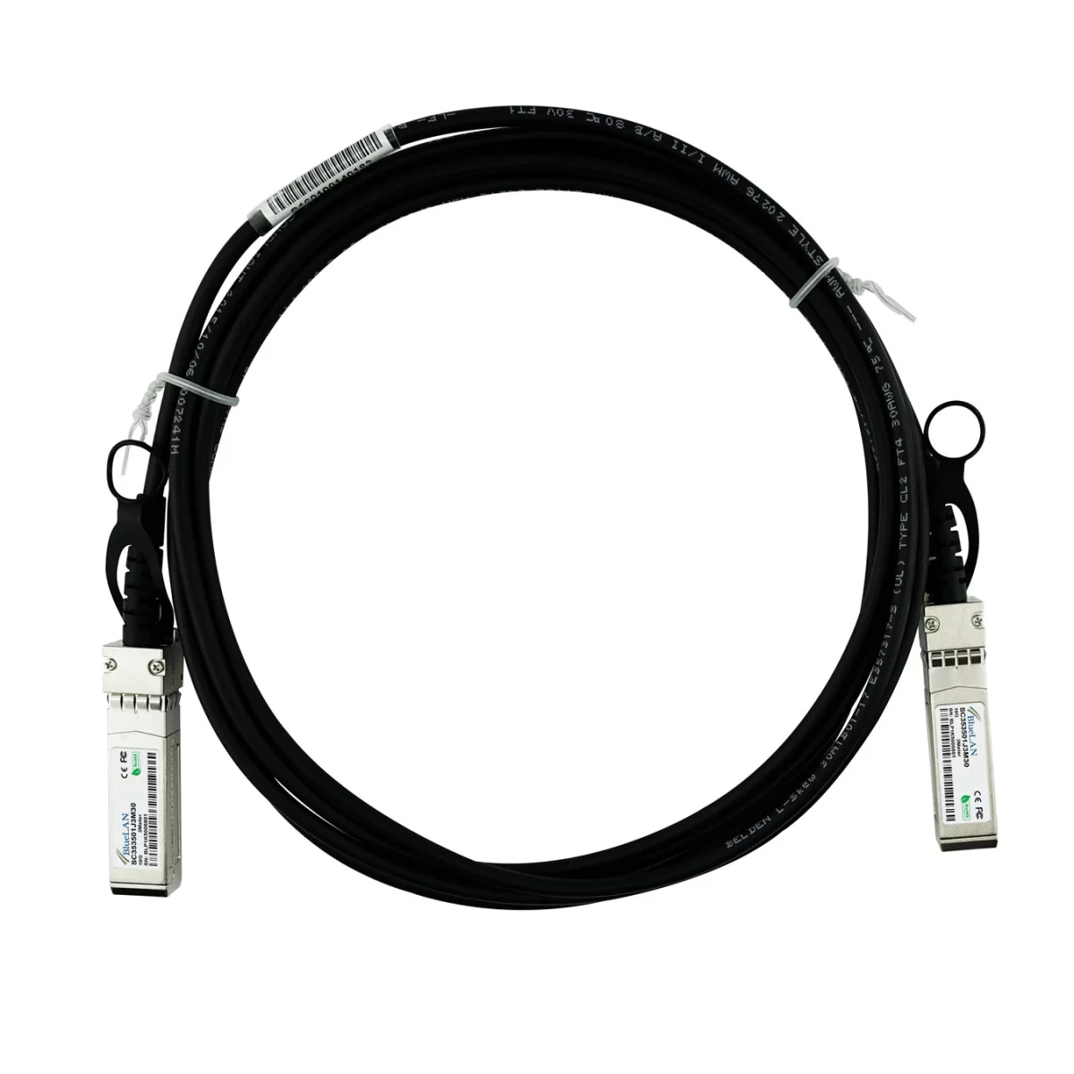 BlueOptics BlueLAN CBL-10GSFP-DAC-1.5M kompatibles DAC SFP+ Kabel 1,5 m 10 Gbit/s Schwarz