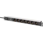 DIGITUS 1U Alu PDU Rackmount. 6x Safety outlet 1x outlet (DN-95441)