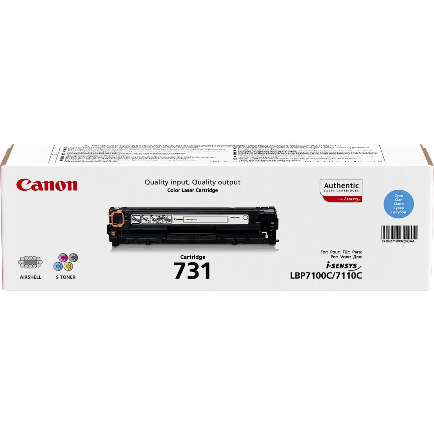 Canon 731 C Cyan Tonerpatrone