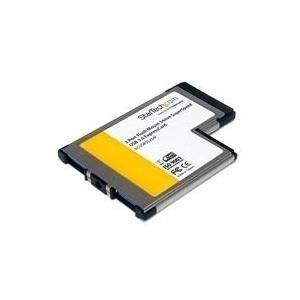 StarTech.com 2 Port USB3.0 ExpressCard 54mm mit UASP Unterstützung - USB-Adap...
