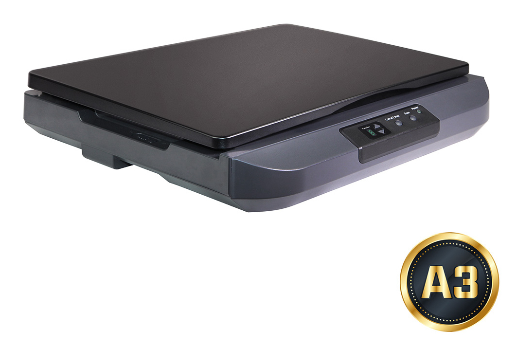 Avision FB5100 Flachbettscanner A3 600 dpi USB 3.2 Gen 1 Schwarz, Grau
