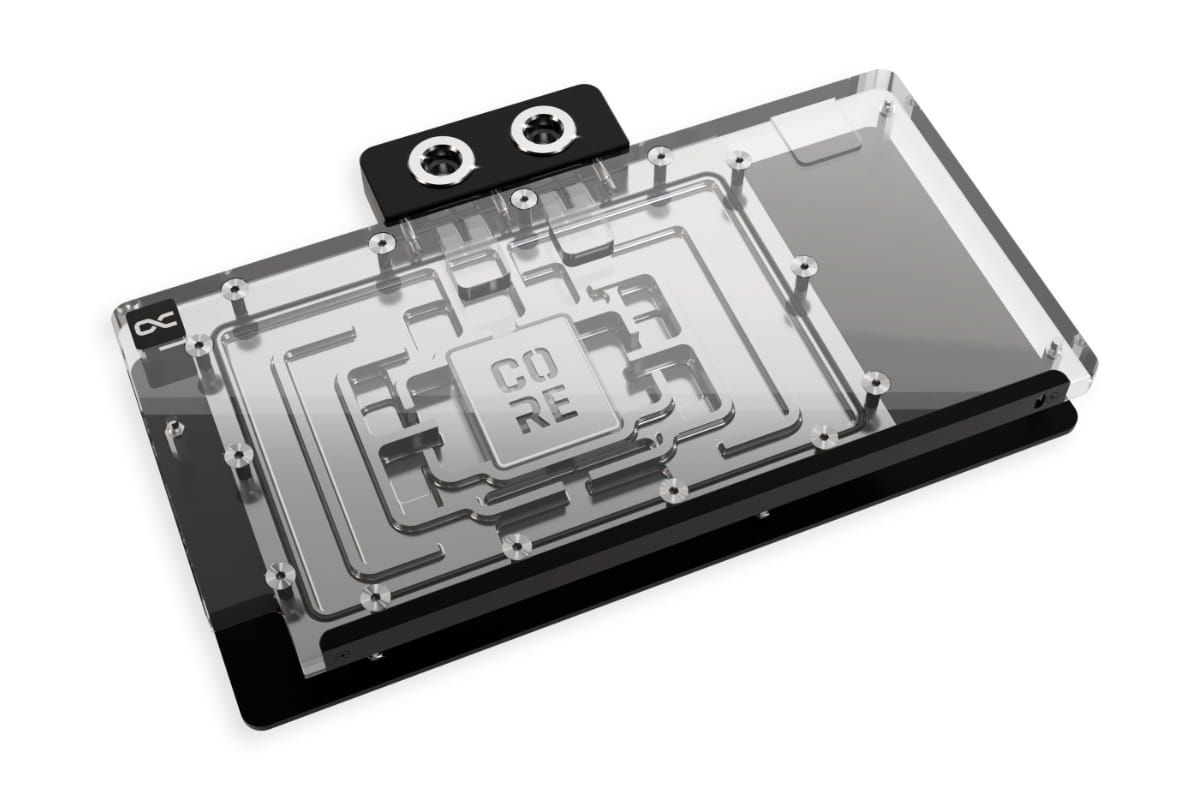 Alphacool Core Geforce RTX 5090 ROG Astral Backplate 5 V Aluminium Schwarz