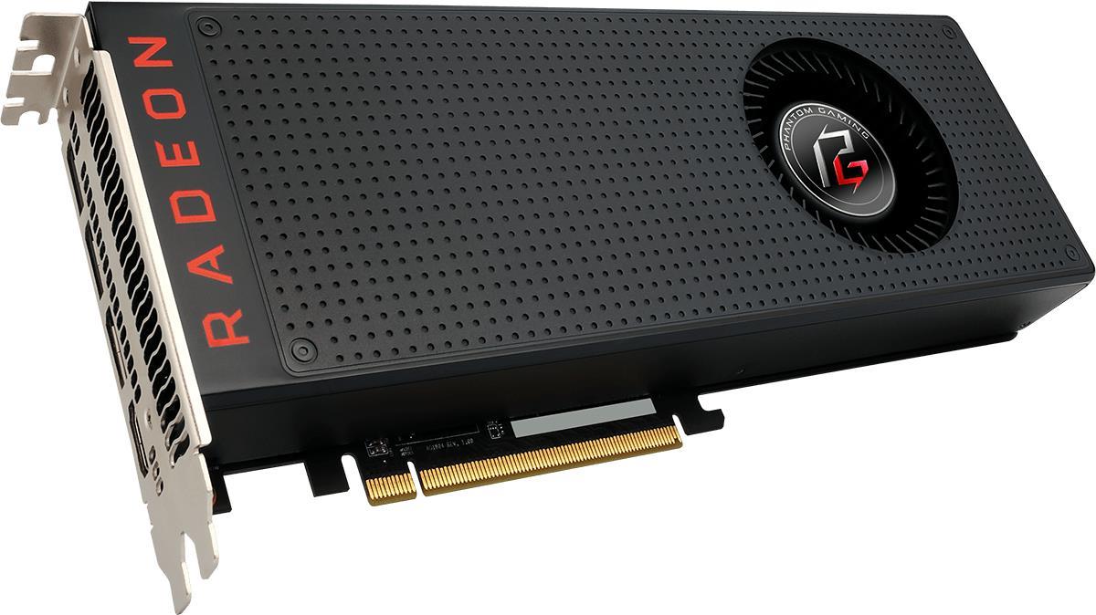 Asrock Phantom Gaming X Radeon RX VEGA 56 8G 8 GB Speicher mit hoher Bandbreite 2 (HBM2) (90-GA0900-00UANF)