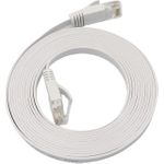 MicroConnect U/UTP CAT6A White Flat LSZH TPE Jacket (V-UTP6A10W-FLAT-LSZH)