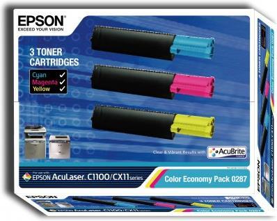 Epson Economy Pack Gelb, Cyan, Magenta (C13S050287)