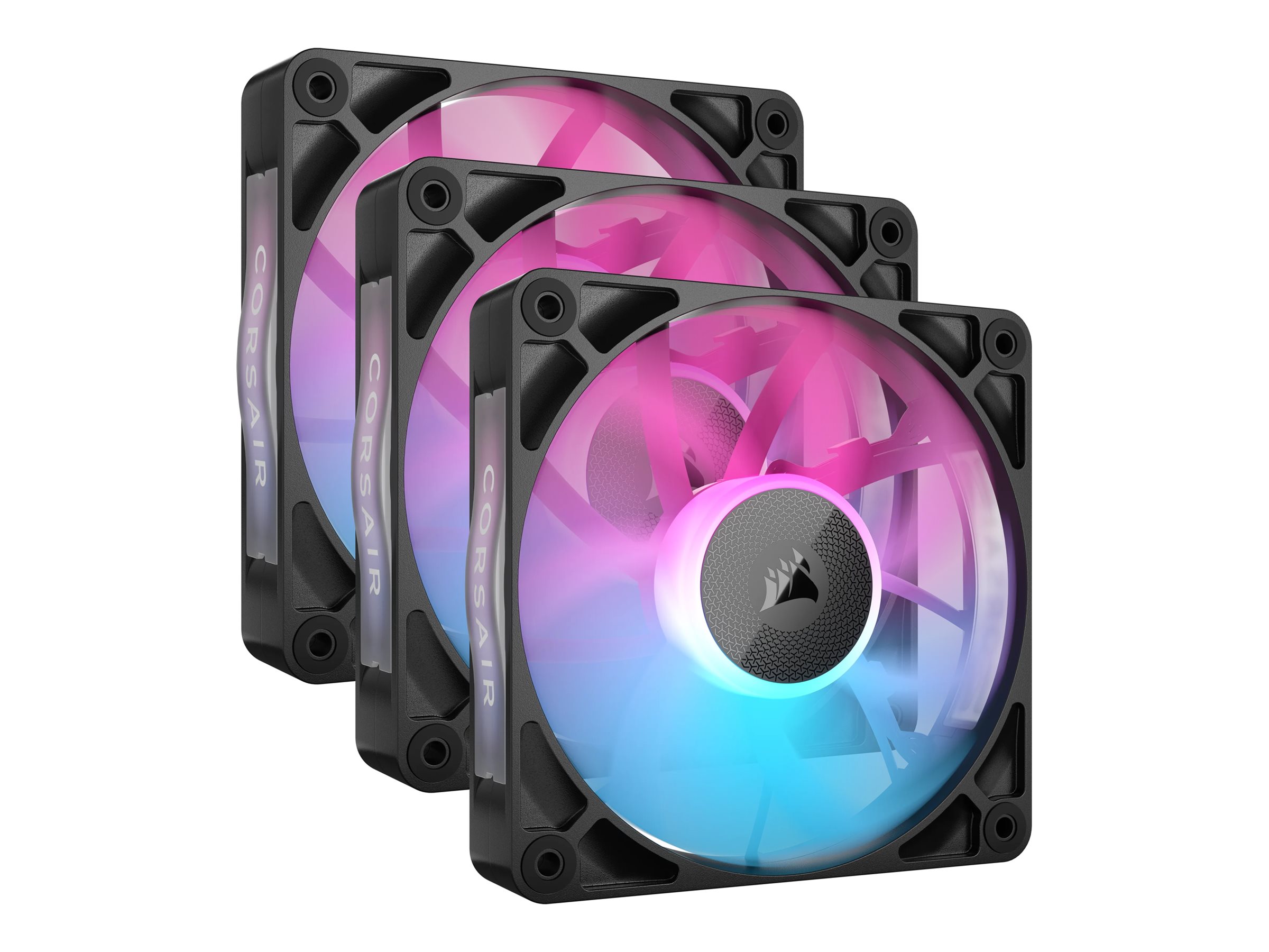 Corsair iCUE Link RX120 RGB Triple Starter Kit Gehäuselüfter 120 mm Schwarz