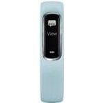 Garmin vivosmart 4 - Silber - Aktivitätsmesser mit Band - Silikon - azure blue - Bandgröße 122-188 mm - S/M - einfarbig - Bluetooth, ANT+ - 20.4 g